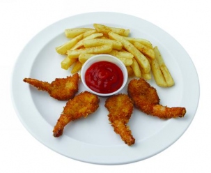 Order Kids Jr. Shrimp Plate food online from Rodeo Mexican Grill store, Los Angeles on bringmethat.com
