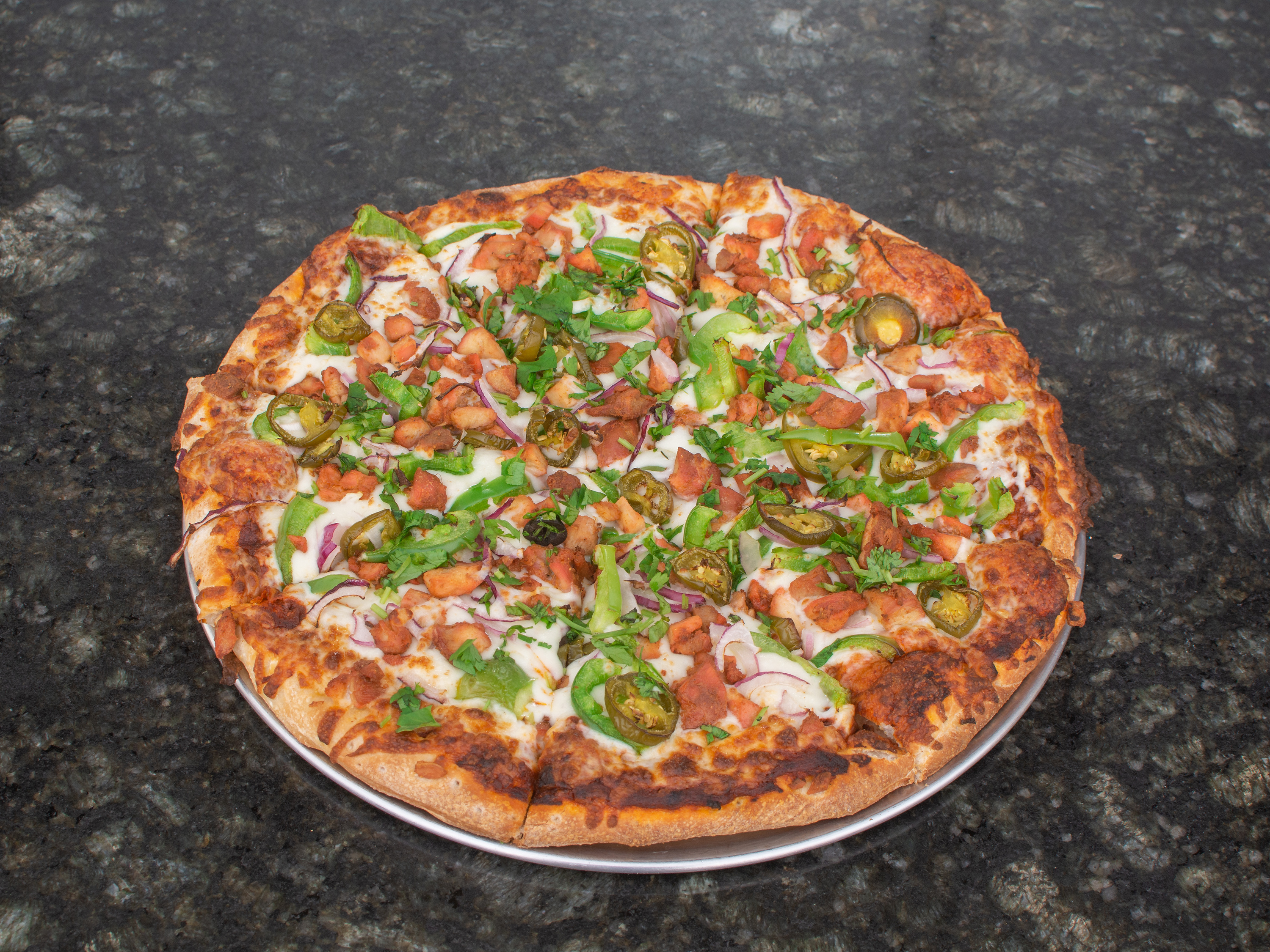 Order Chicken Tikka Masala Pizza food online from New York Pizza & Grill store, Dinuba on bringmethat.com