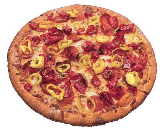 Order Spicy Supreme Pizza food online from Master Pizza store, Chagrin Falls on bringmethat.com
