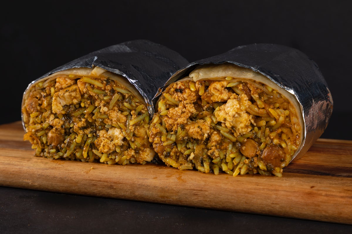 Order Punjabi By Nature Burrito food online from Curry Up Now store, Oakland on bringmethat.com