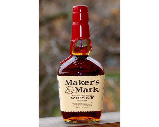 Order Maker's Mark, 750mL bourbon (45.0% ABV) food online from Babaro Liquor Store store, Peabody on bringmethat.com
