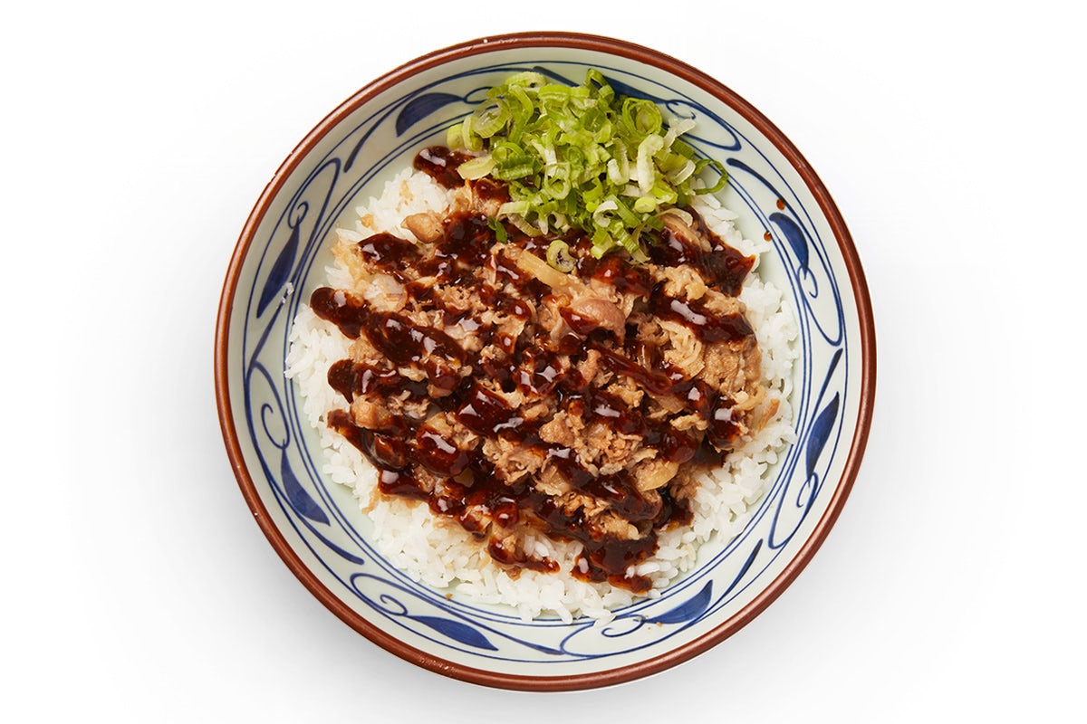 Order Beef Gyudon food online from Marugame Udon store, San Francisco on bringmethat.com