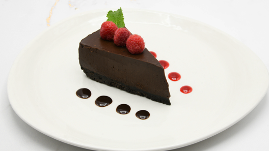 Order Chocolate Silk Pie food online from McCormick & Schmick's store, Chicago on bringmethat.com