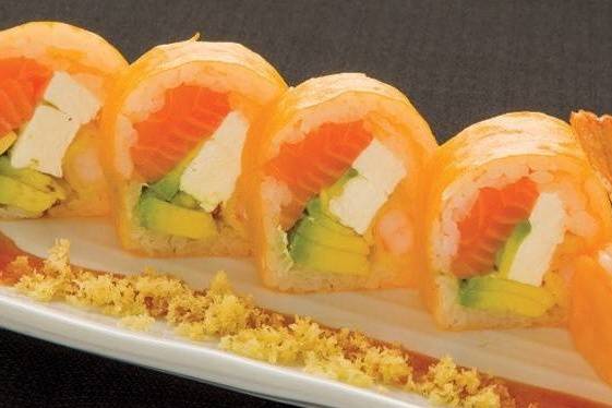 Order Mango Tango Roll food online from Sake2me store, Tustin on bringmethat.com
