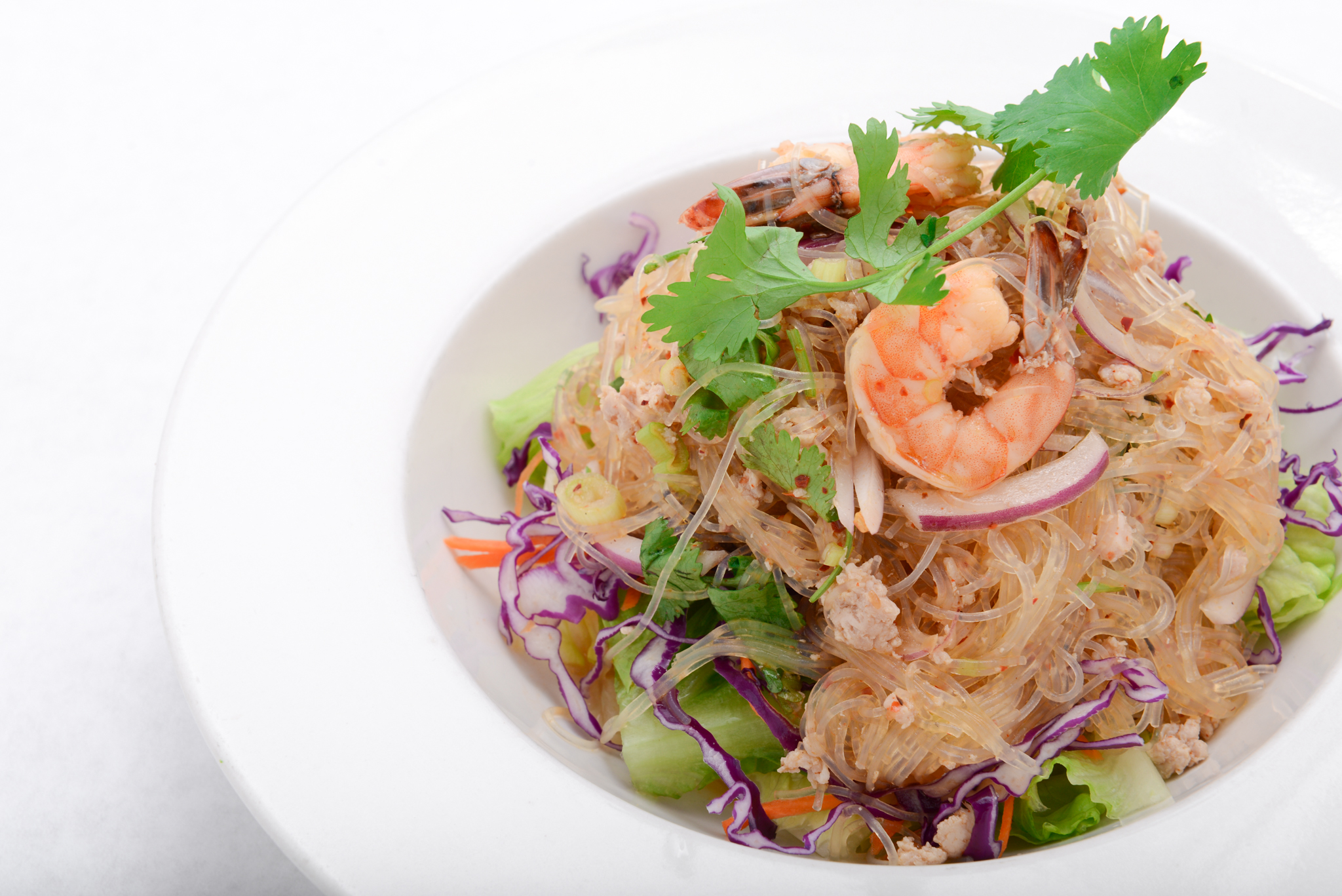 Order Crystal Noodle Salad food online from Bangkok West Thai store, Santa Monica on bringmethat.com