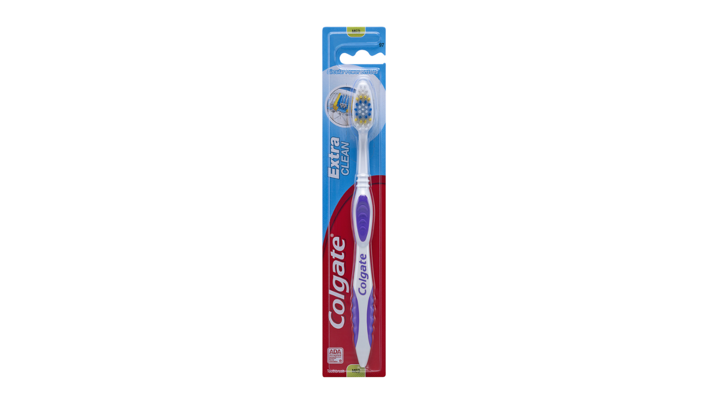 Order Colgate Extra Clean Toothbrush food online from JR Food Mart store, Camarillo on bringmethat.com