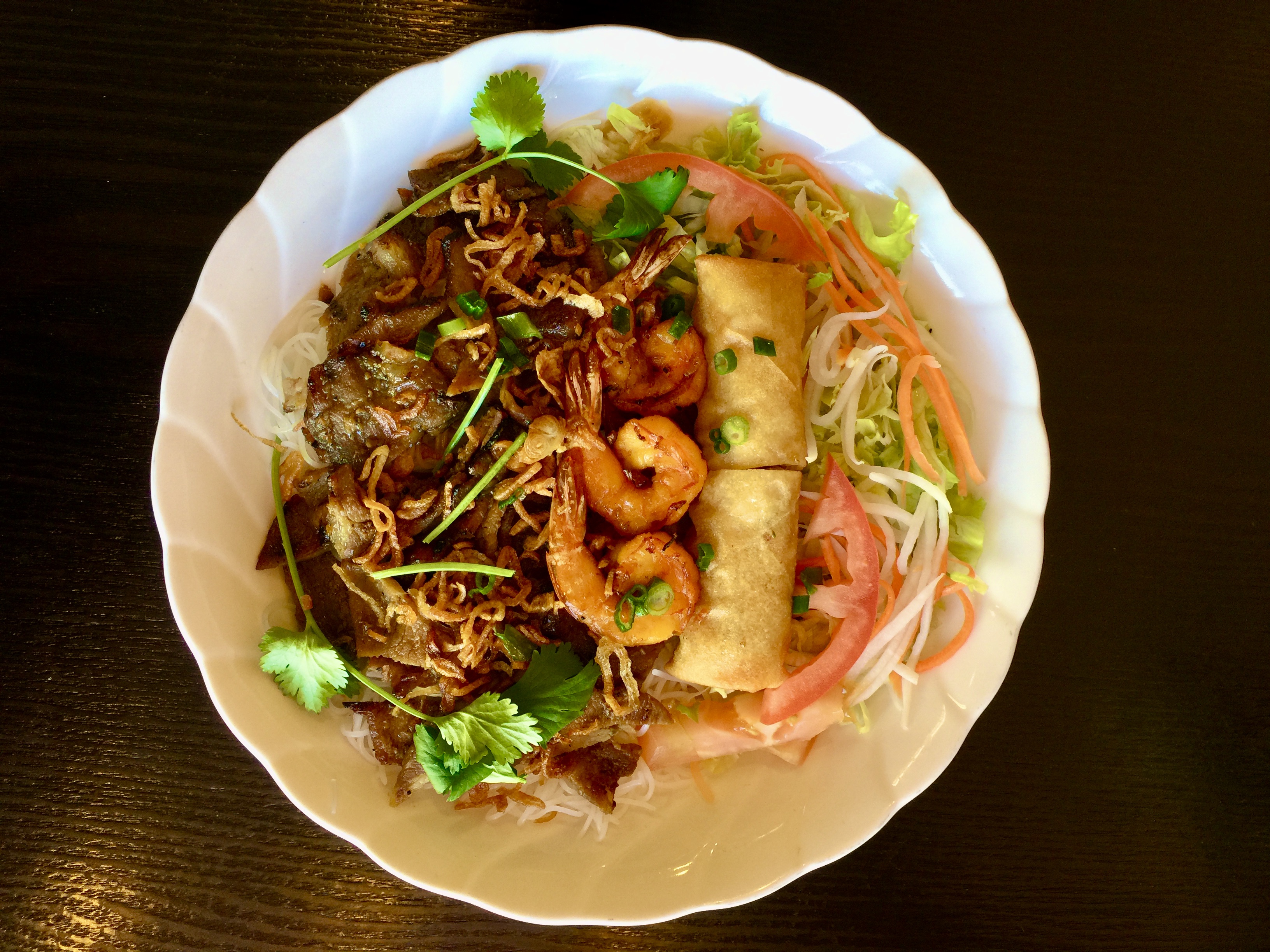 Order 49a. Bun Tom Thit Nuong Cha Gio food online from Pho To Chau999 store, Mountain View on bringmethat.com