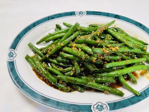 Order 30. Green Beans with Garlic Sauce food online from Lido Restaurant store, Oklahoma City on bringmethat.com