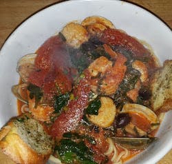 Order Pasta with Red Clam Sauce - Pasta food online from Naples Pizza and Restaurant store, Toms River on bringmethat.com