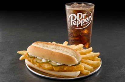 Order Fish Sandwich Combo food online from Long John Silver's store, Springfield on bringmethat.com