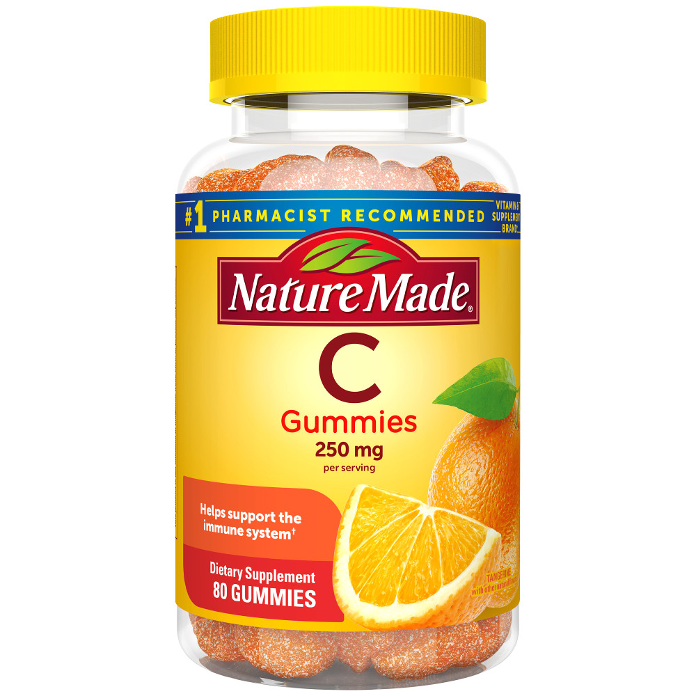 Order Nature Made Vitamin C for Immune Support Gummies - 250mg Tangerine, 80 ct food online from Rite Aid store, MILLER PLACE on bringmethat.com