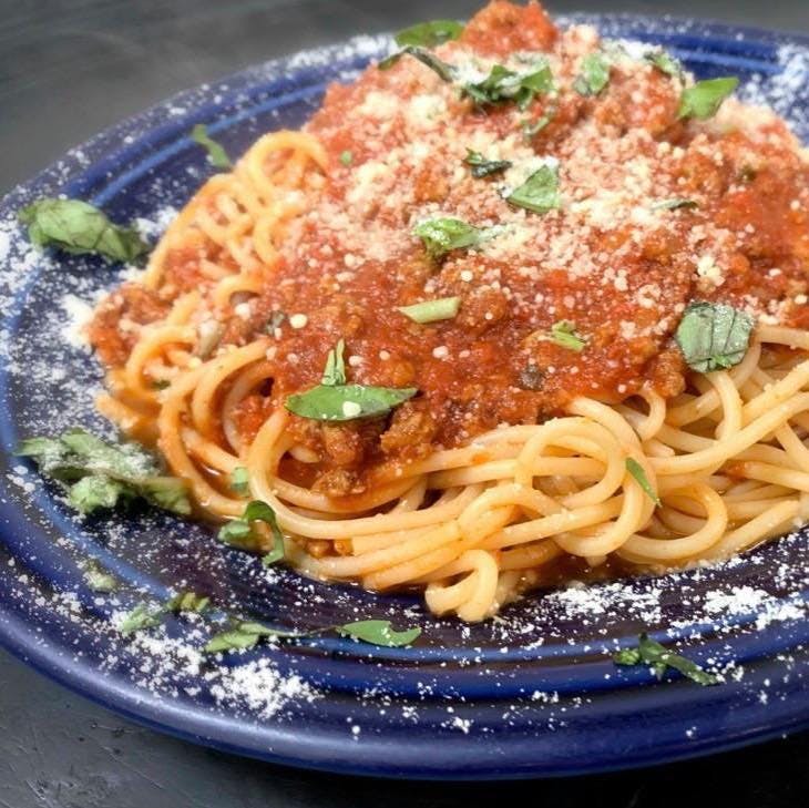 Order Spaghetti with Tomato Sauce - Pasta food online from Elizabeths Pizza store, High Point on bringmethat.com