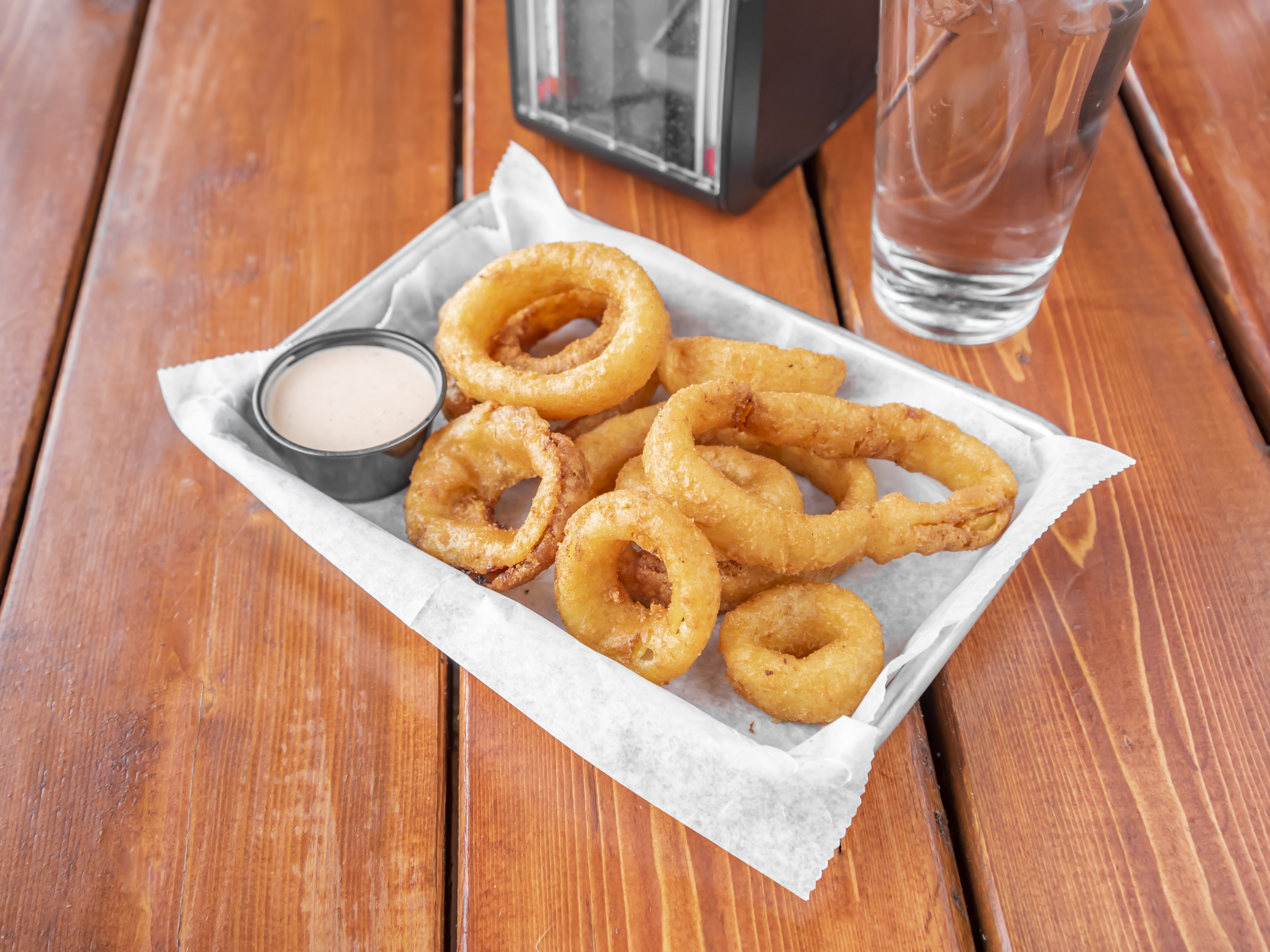 Order Onion Rings food online from Player 2 store, Green Bay on bringmethat.com