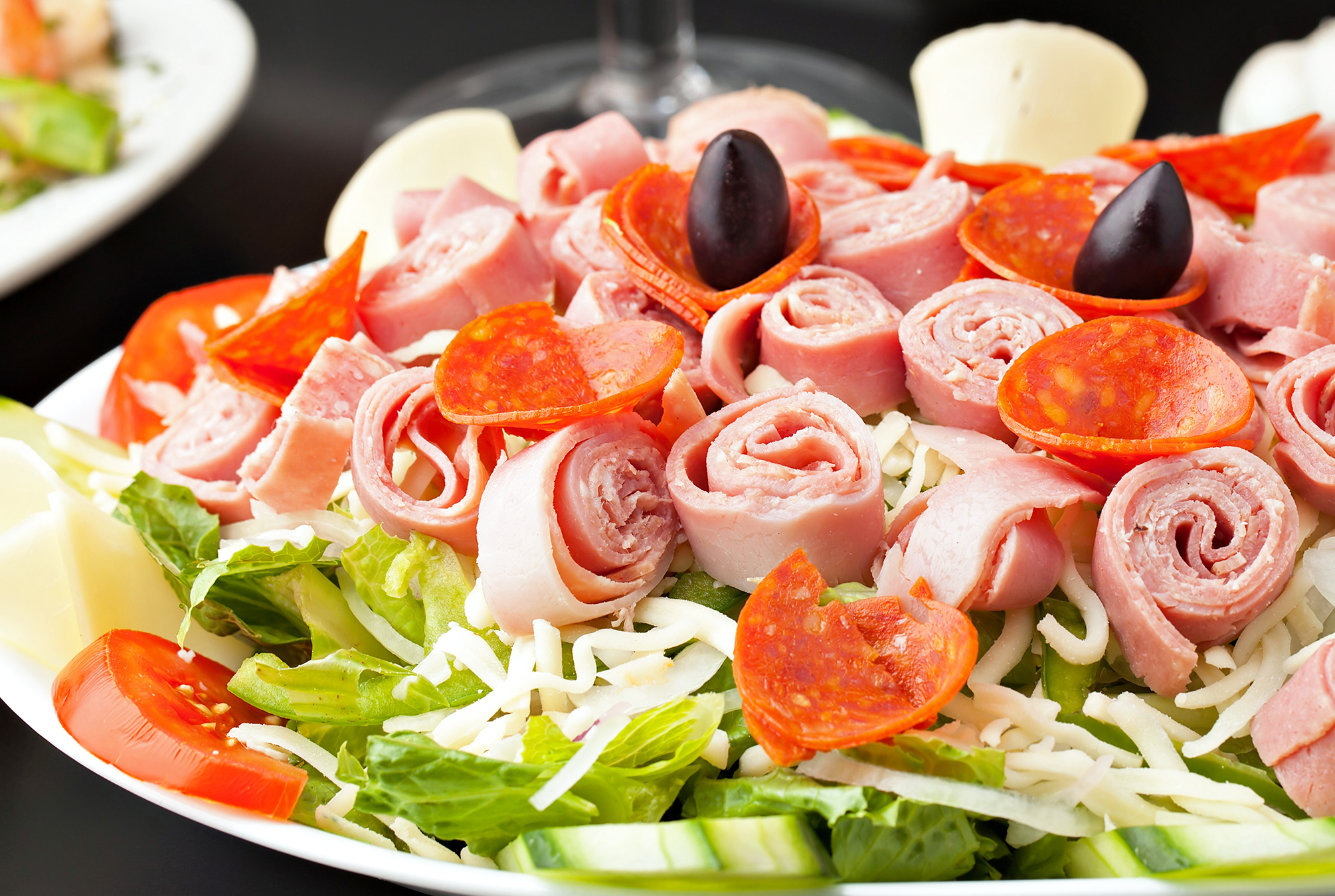Order Chef's Salad food online from Green Cafe store, New York on bringmethat.com