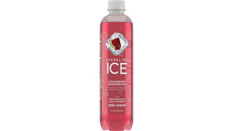 Order Sparkling Ice Strawberry Watermelon Flavor food online from Trumbull Mobil store, Trumbull on bringmethat.com