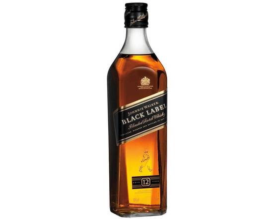 Order Johnnie Walker Black Label, 750mL whiskey (40.0% ABV) food online from Babaro Liquor Store store, Peabody on bringmethat.com