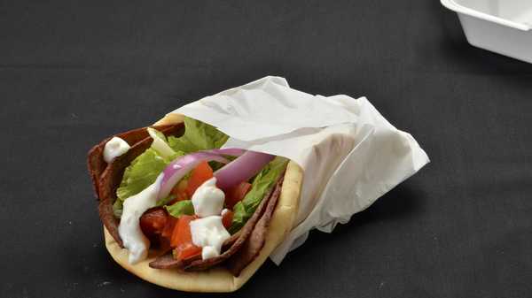 Order 7" Gyro Sandwich food online from Pizza Express store, Atascadero on bringmethat.com