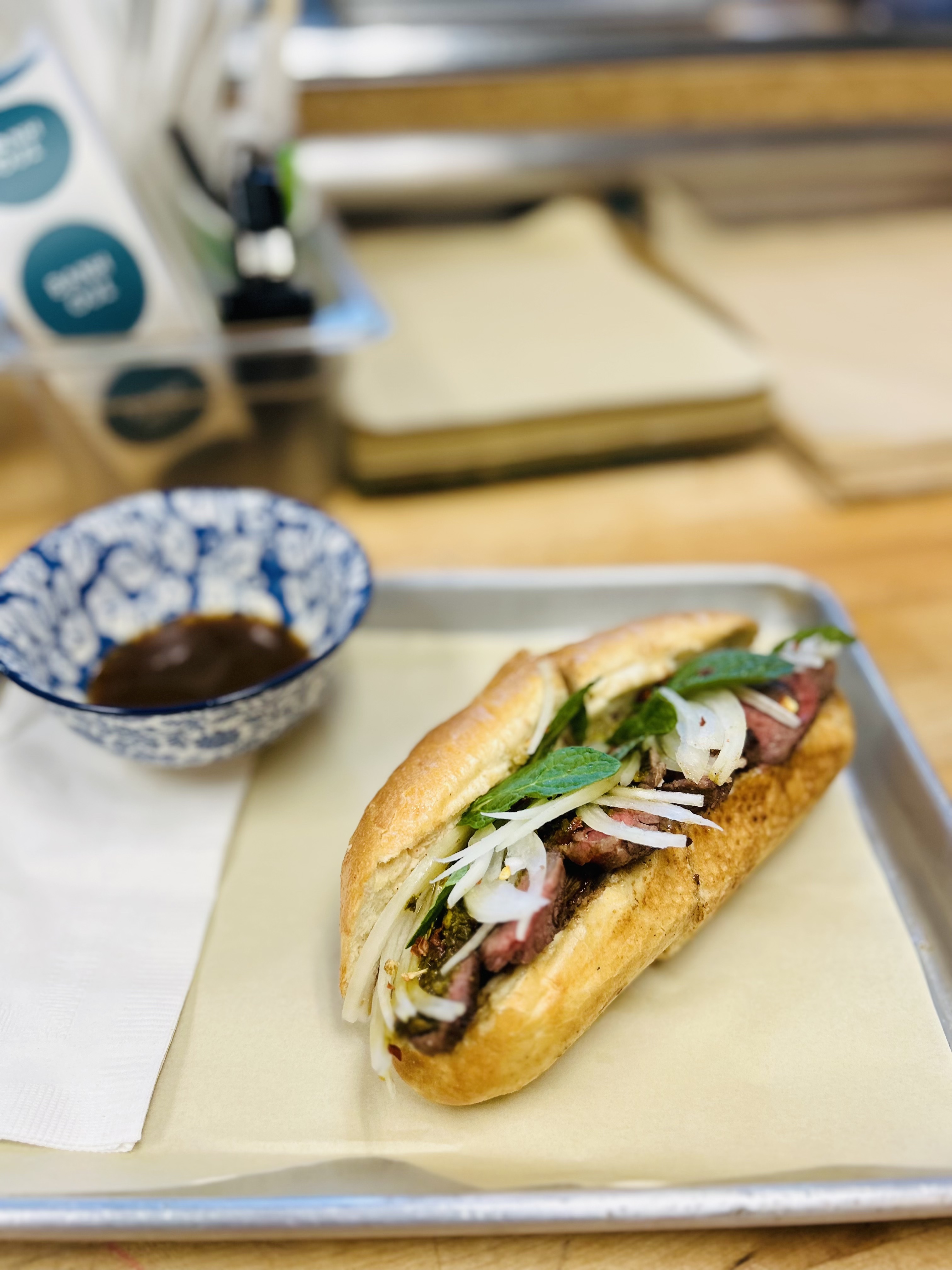 Order Wagyu Sandwich food online from Banh Oui store, Los Angeles on bringmethat.com