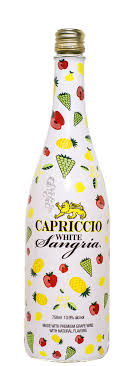 Order Capriccio Bubbly White Sangria 750 ml. Bottle food online from G & G Liquors store, Lawndale on bringmethat.com