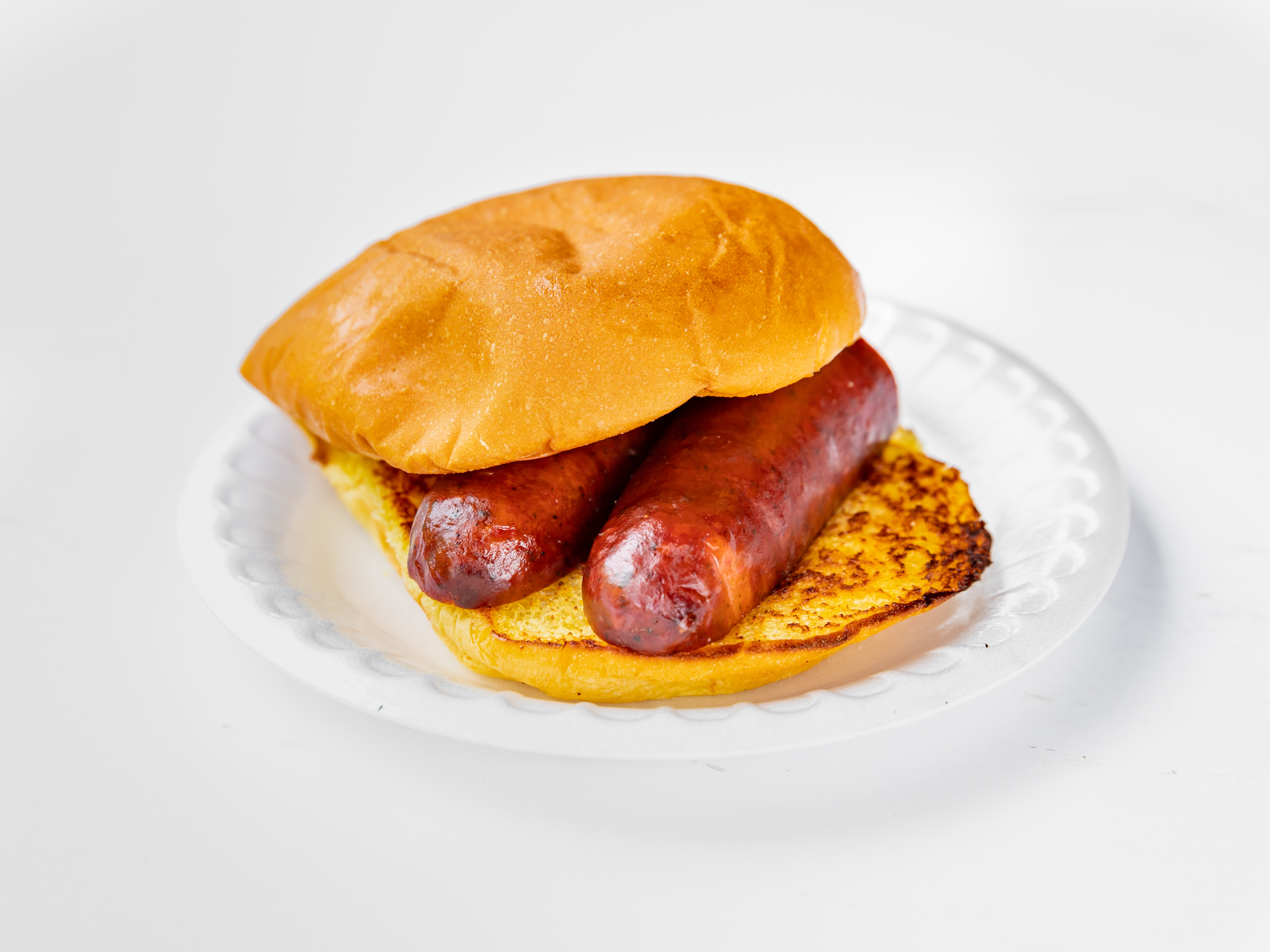 Order Smoked Sausage Sandwich food online from Bullpen Rib House store, Atlanta on bringmethat.com