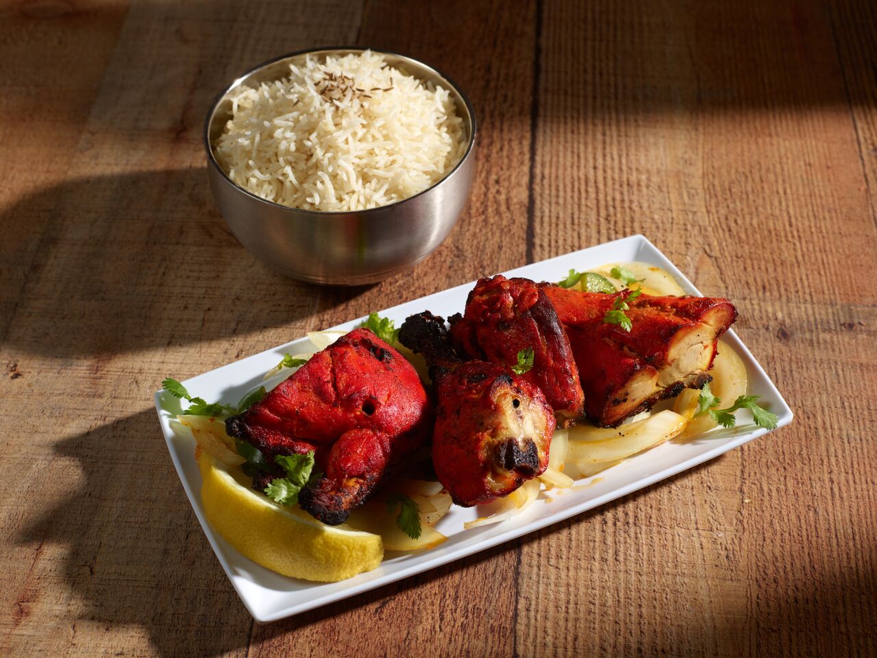 Order Tandoori Chicken food online from Taj Mahal Grill store, Kennesaw on bringmethat.com