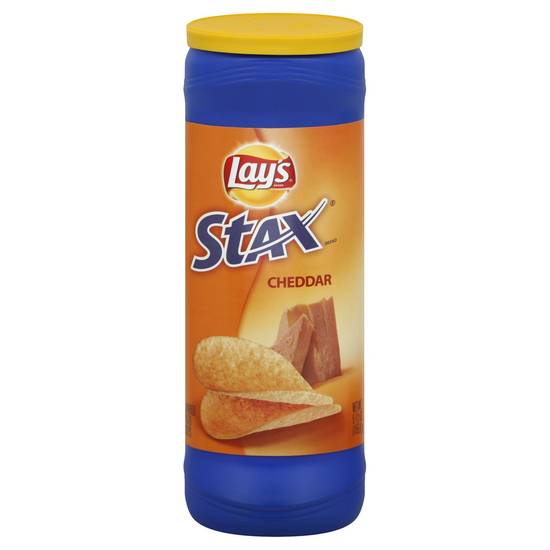 Order Lay's Stax Potato Chips Cheddar (5.5 oz) food online from Rite Aid store, Yamhill County on bringmethat.com