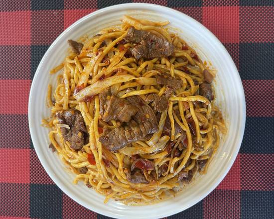 Order Beef Szechuan Noodles   food online from Asian wok cafe store, Alexandria on bringmethat.com