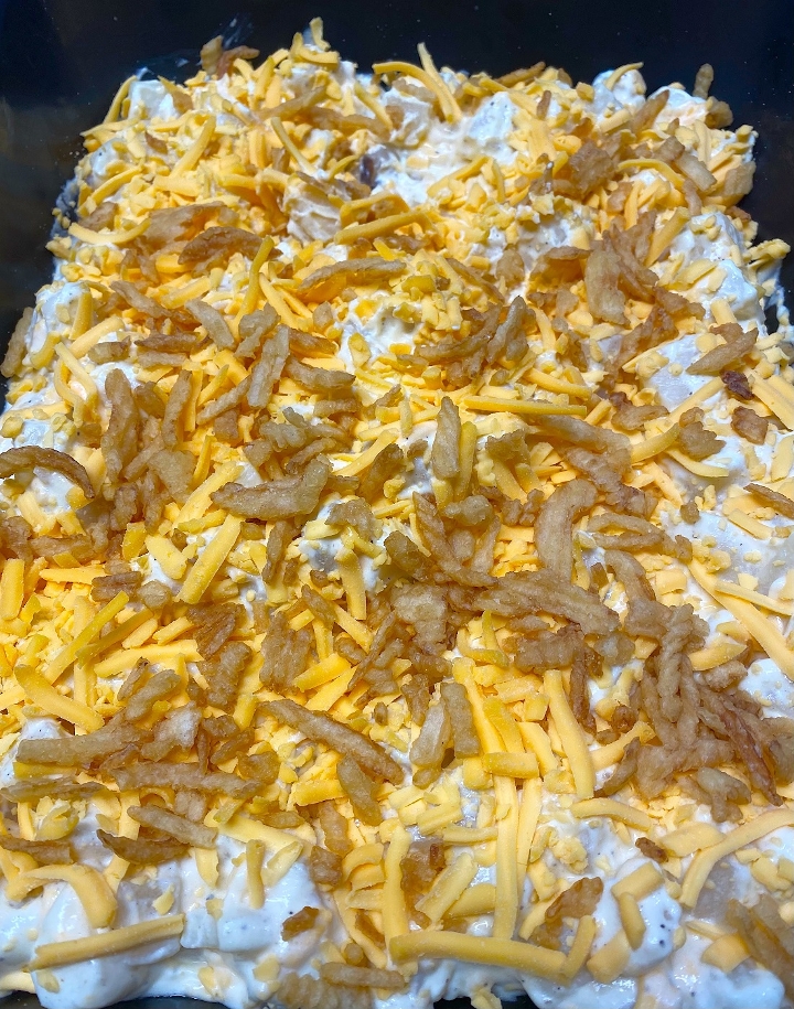 Order Cheesy Potato Bake food online from Captain’s Curbside Seafood store, Trappe on bringmethat.com