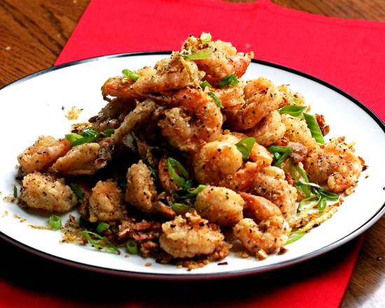 Order Salt and Pepper Shrimp food online from Happy Inn Chinese Cuisine store, Rosemont on bringmethat.com