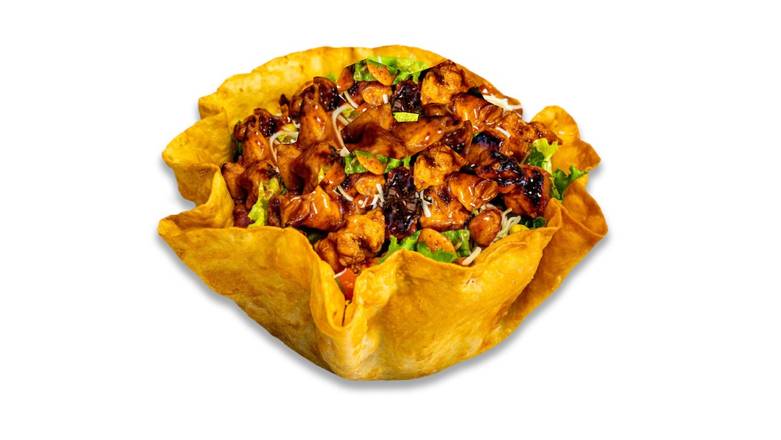 Order MANGO HABANERO GRILLED CHICKEN TACO SALAD food online from Bubbakoo's Burritos - Freehold store, Freehold Township on bringmethat.com