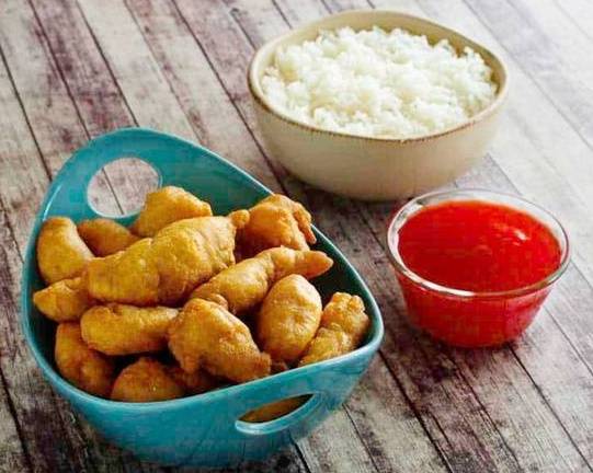 Order Sweet & Sour Chicken 甜酸鸡 food online from China Cafe store, South Bend on bringmethat.com