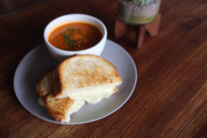 Order Grilled Cheese with Soup PLATFORMS food online from Worth Takeaway store, Mesa on bringmethat.com