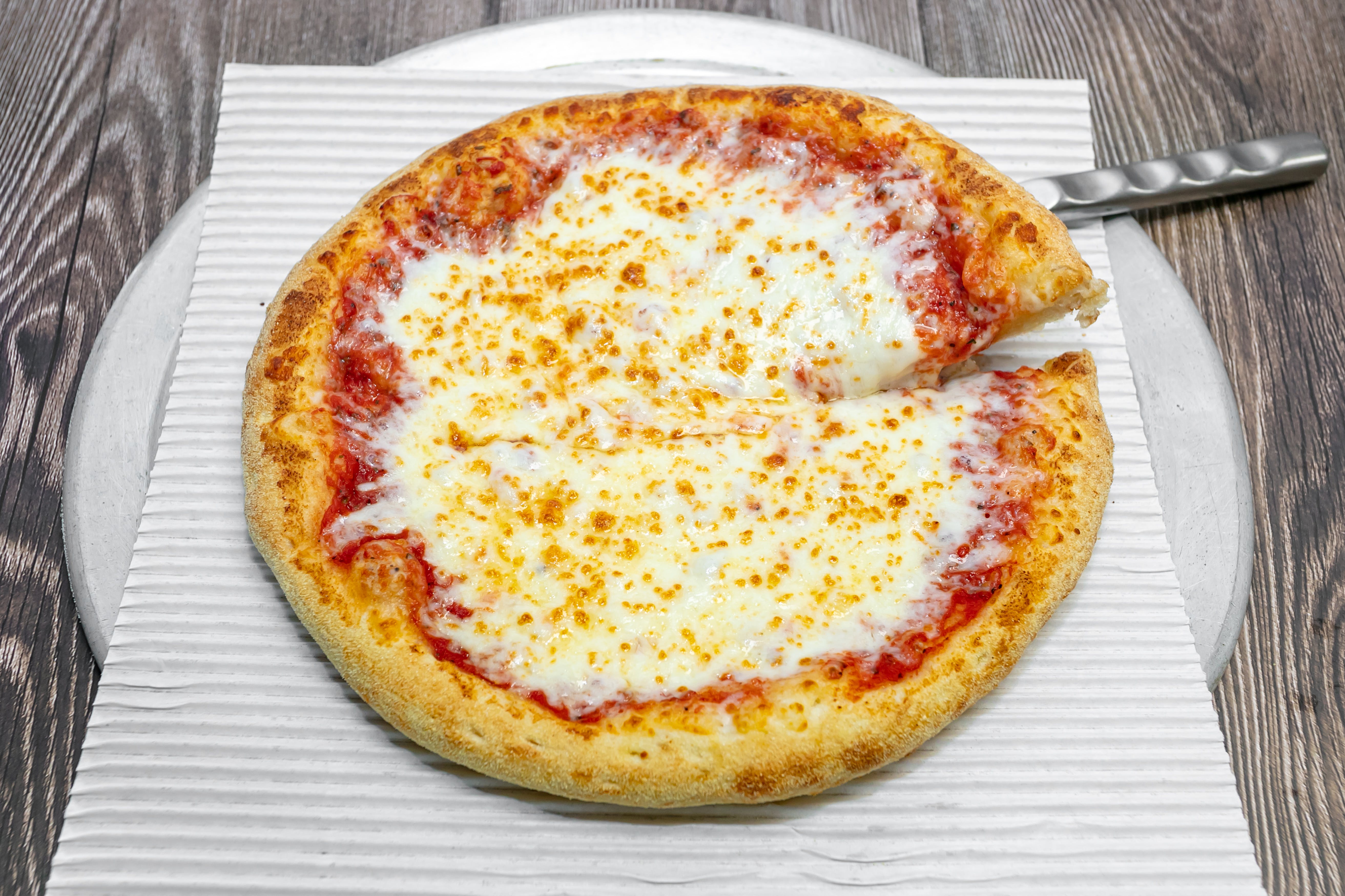 Order Cheese Pizza - Small 10'' (4 Slices) food online from Star Pizza store, Roswell on bringmethat.com