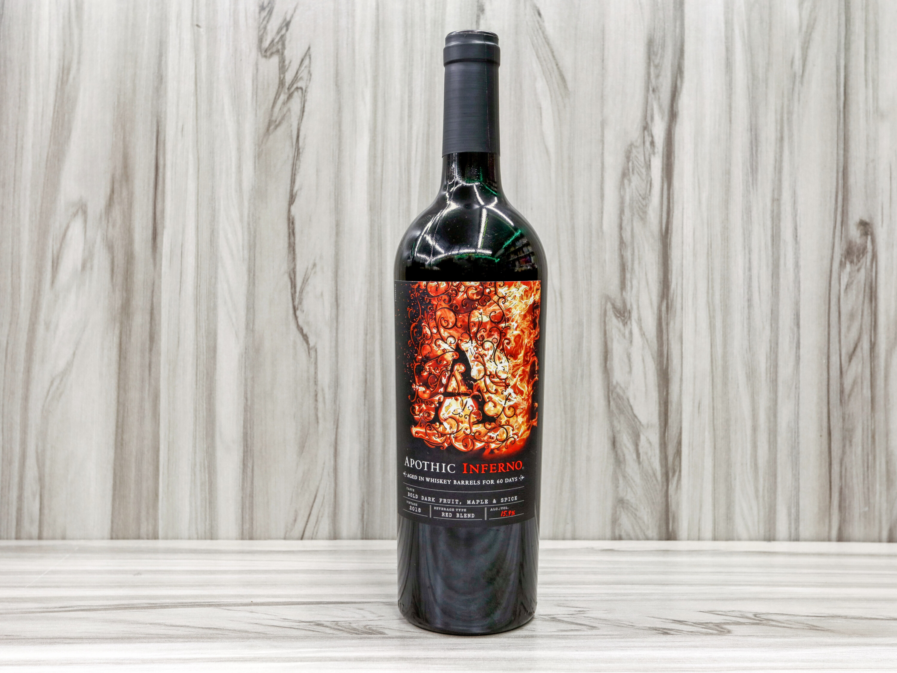 Order 750 ml Apothic Inferno Red Blend food online from Shamrock Wines & Liquors store, Bronx on bringmethat.com