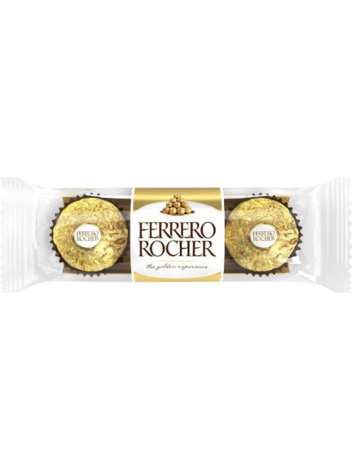 Order Ferrero Rocher Fine Hazelnut Chocolates (3 Count) food online from Neighborhood Scoops store, Marietta on bringmethat.com