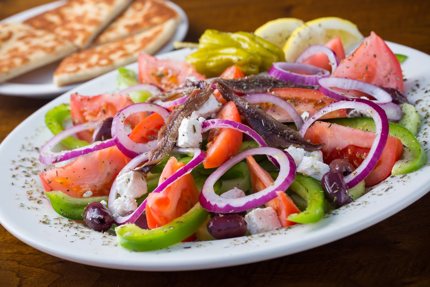 Order Greek Salad food online from Siggys store, Temecula on bringmethat.com