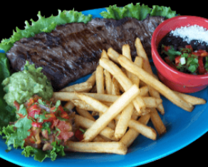 Order Steak Churrasco food online from Chico Mexican Restaurant store, Greenville on bringmethat.com