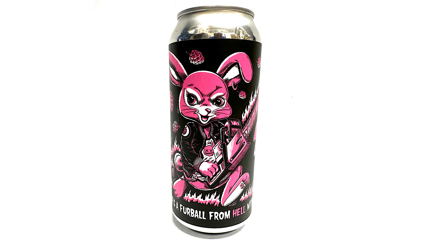 Order PAPERBACK  BADASS BUNNY WITH A CHAINSAW!  16oz CAN food online from K-Town Beer & Wine Food Mart store, Los Angeles on bringmethat.com