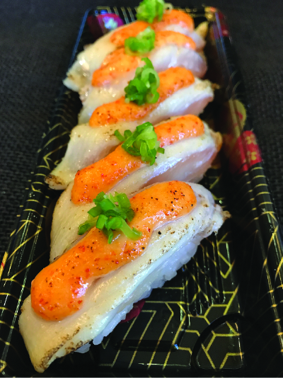 Order Seared Albacore w/SP Sauce food online from Gatten Sushi store, Gardena on bringmethat.com