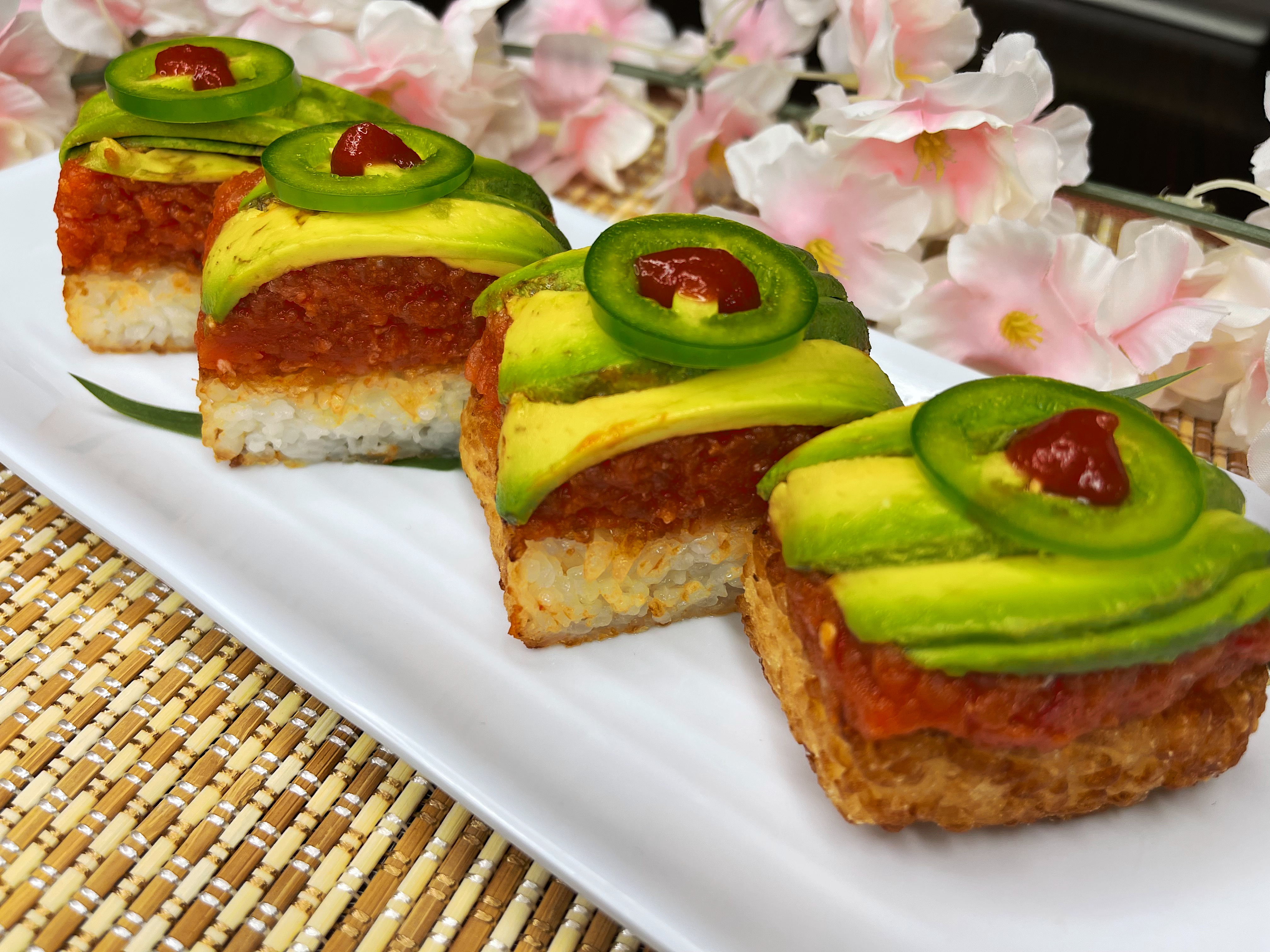 Order Crispy Rice with Spicy Tuna food online from Sushien store, Carson on bringmethat.com