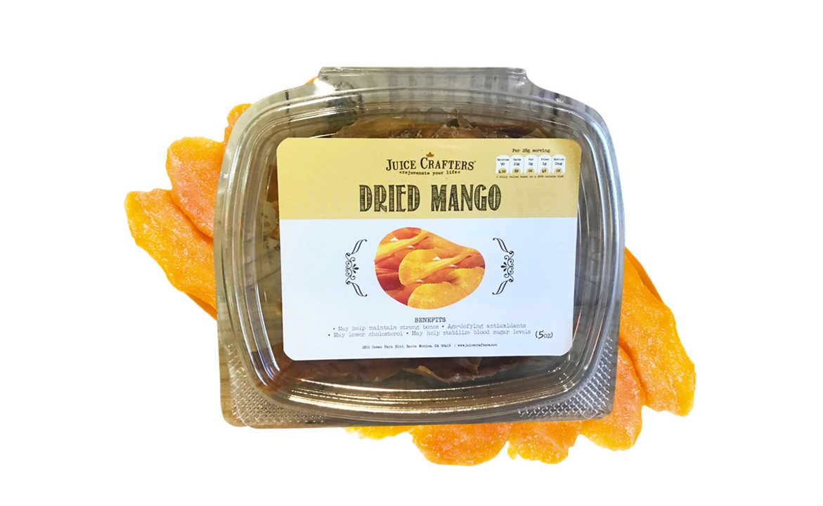 Order JC - Dried Mango food online from Juice Crafters store, Marina del Rey on bringmethat.com