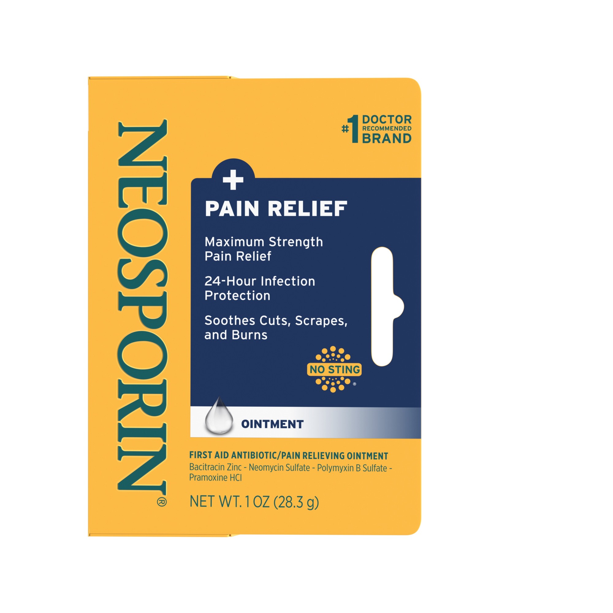 Order Neosporin + Pain Relief Dual Action Topical Antibiotic Ointment - 1 oz food online from Rite Aid store, Aston on bringmethat.com