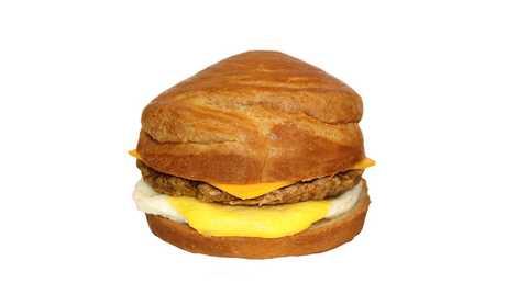 Order Sausage, Egg and Cheese Sandwich food online from Factory Donuts store, Media on bringmethat.com