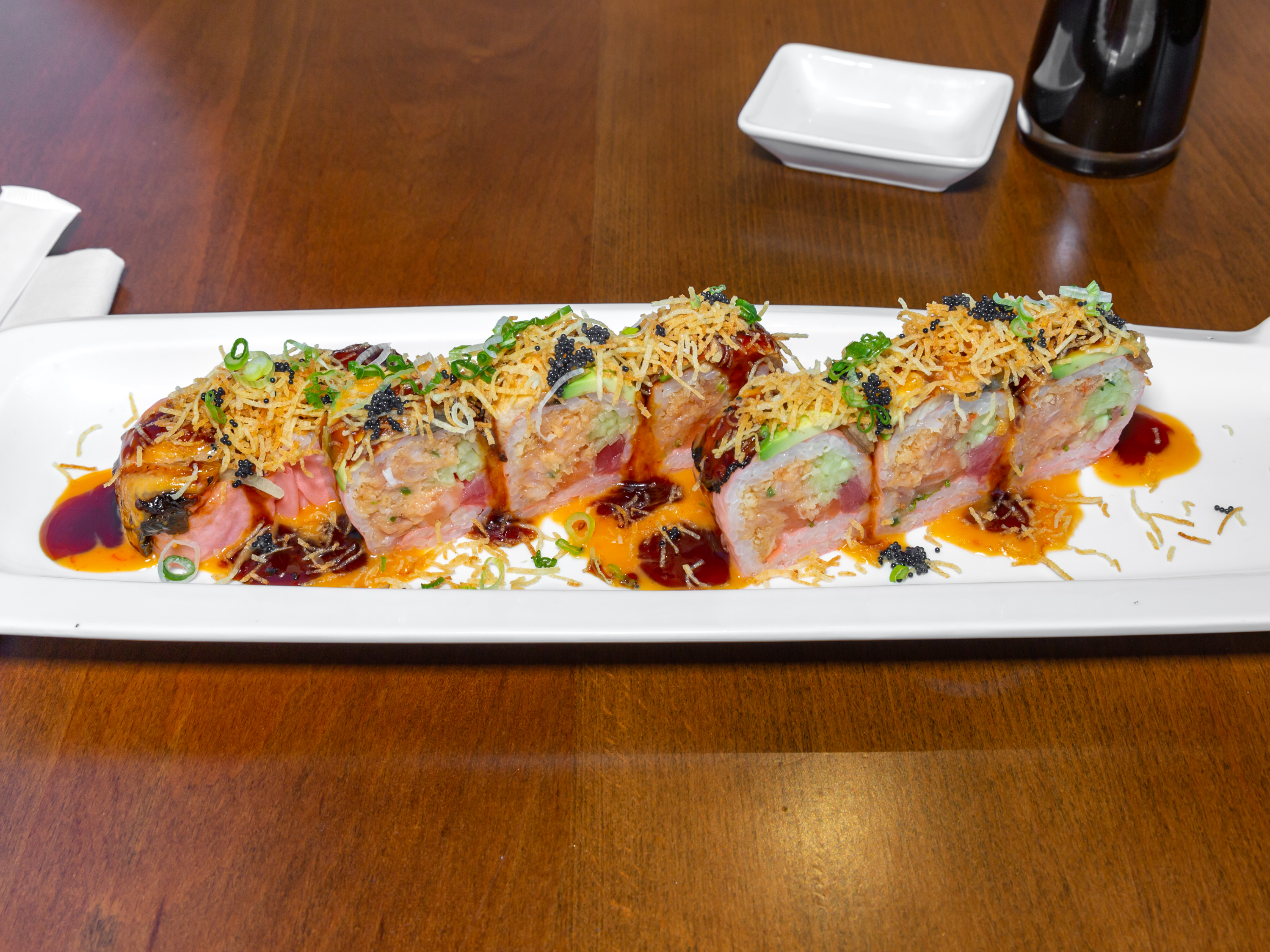 Order Black Dragon Roll food online from D M Sushi store, Easton on bringmethat.com