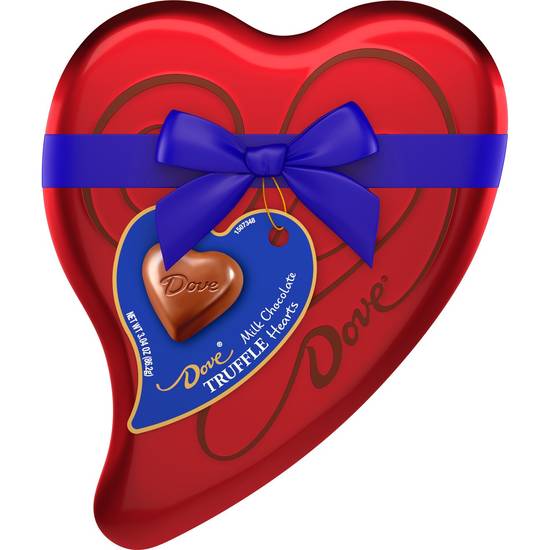 Order DOVE TRUFFLES Milk Chocolate Valentine's Candy Heart Gift Tin, 3.04 oz food online from CVS store, WALKERTOWN on bringmethat.com
