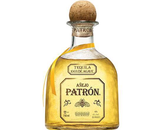 Order Patron Anejo Tequila, 750mL liquor (40% ABV) food online from Samco Food Store store, Bakersfield on bringmethat.com
