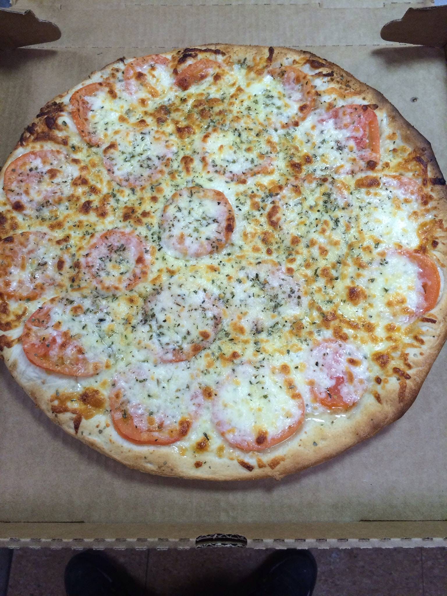 Order White Pizza - Small 10'' (4 Slices) food online from Premiere Pizza store, Delmont on bringmethat.com