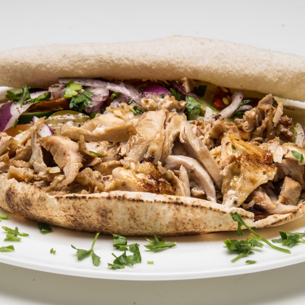Order Chicken Döner Wrap food online from Ikram Grill store, Fountain Valley on bringmethat.com