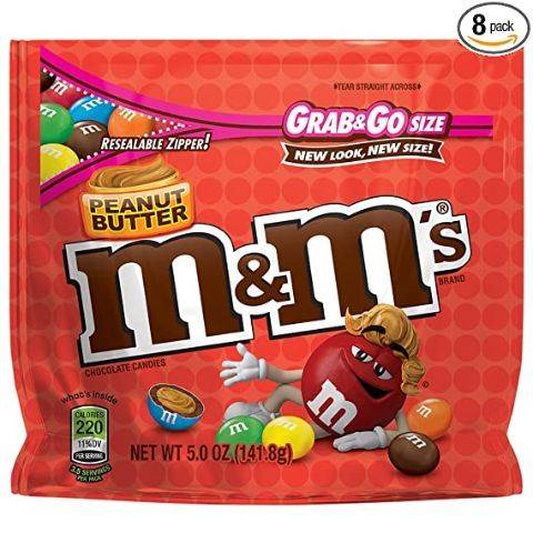 Order M&M Peanut Butter Grab&Go 5oz food online from 7-Eleven store, Nephi on bringmethat.com