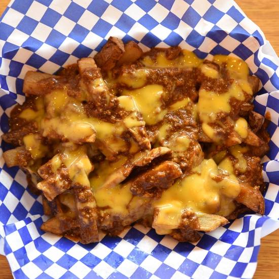 Order Small Chill Cheese Fries food online from Burger Nation store, Houston on bringmethat.com